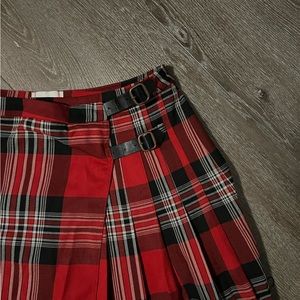 BDG plaid long skirt